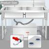 Commercial Stainless Steel Separator Oil Water Pipe Suitable for Restaurant Kitchen Home