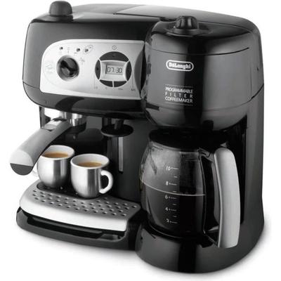 Delonghi BCO 264.1 — Комбинированная кофеварка для эспрессо — Черный — Молотый кофе или капсулы ESE — Насос 15 бар — 1750 Вт