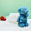 Медведь украшения капающий клей форма DIY гипсовые украшения ароматерапевтическая свеча 3d стерео стоящая свеча медведь силиконовая форма
