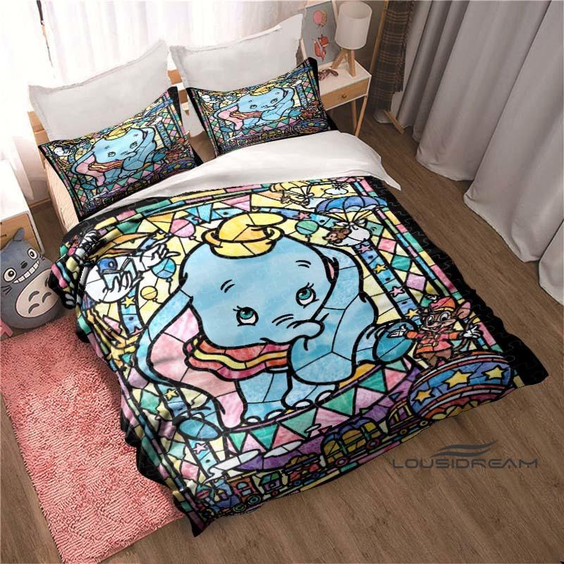 Dumbo soft and comfortable duvet covers, children's bedding sets, extra-large, large, single, double beds, various sizes availab