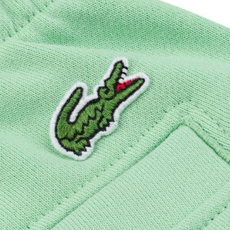 LACOSTE Knitted Sweatpants Men's Light Green Moderate Cuffed Pants XH2881-HEE