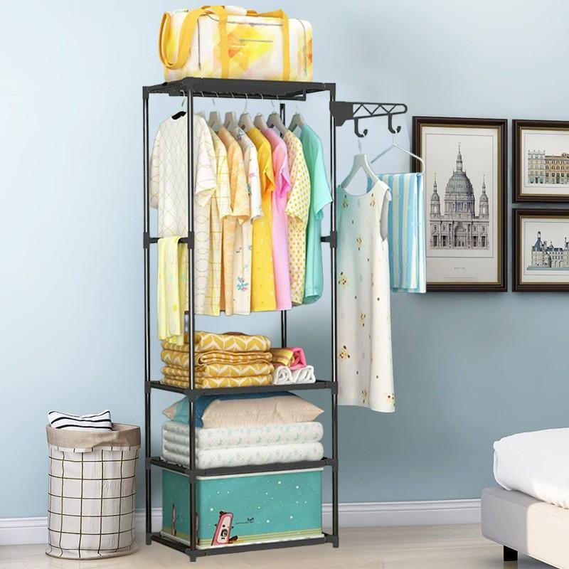 Heavy Duty Metal Clothes Nail Hanging Nack Garment Display Stand Storage Shelf