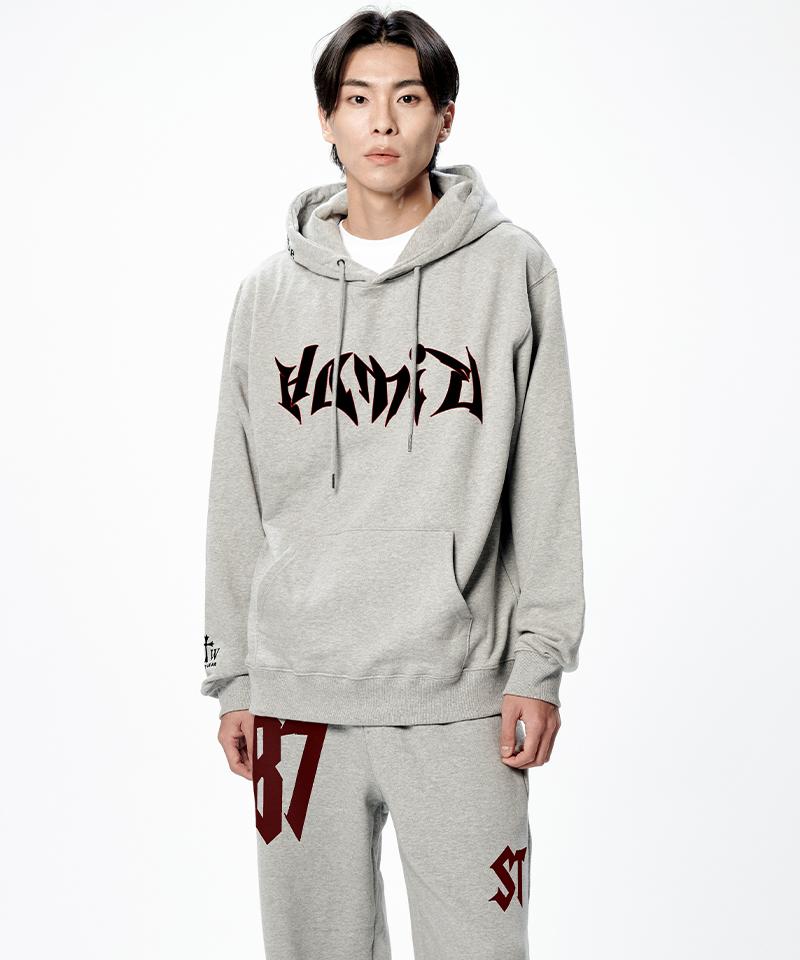 ARTISTWEAR [Set] Atw Homi Hoodie + 87St Wide Elastic Pants_Gy