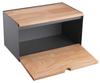 Bread bin, double-sided, KLAUSBERG KB-7395, gray