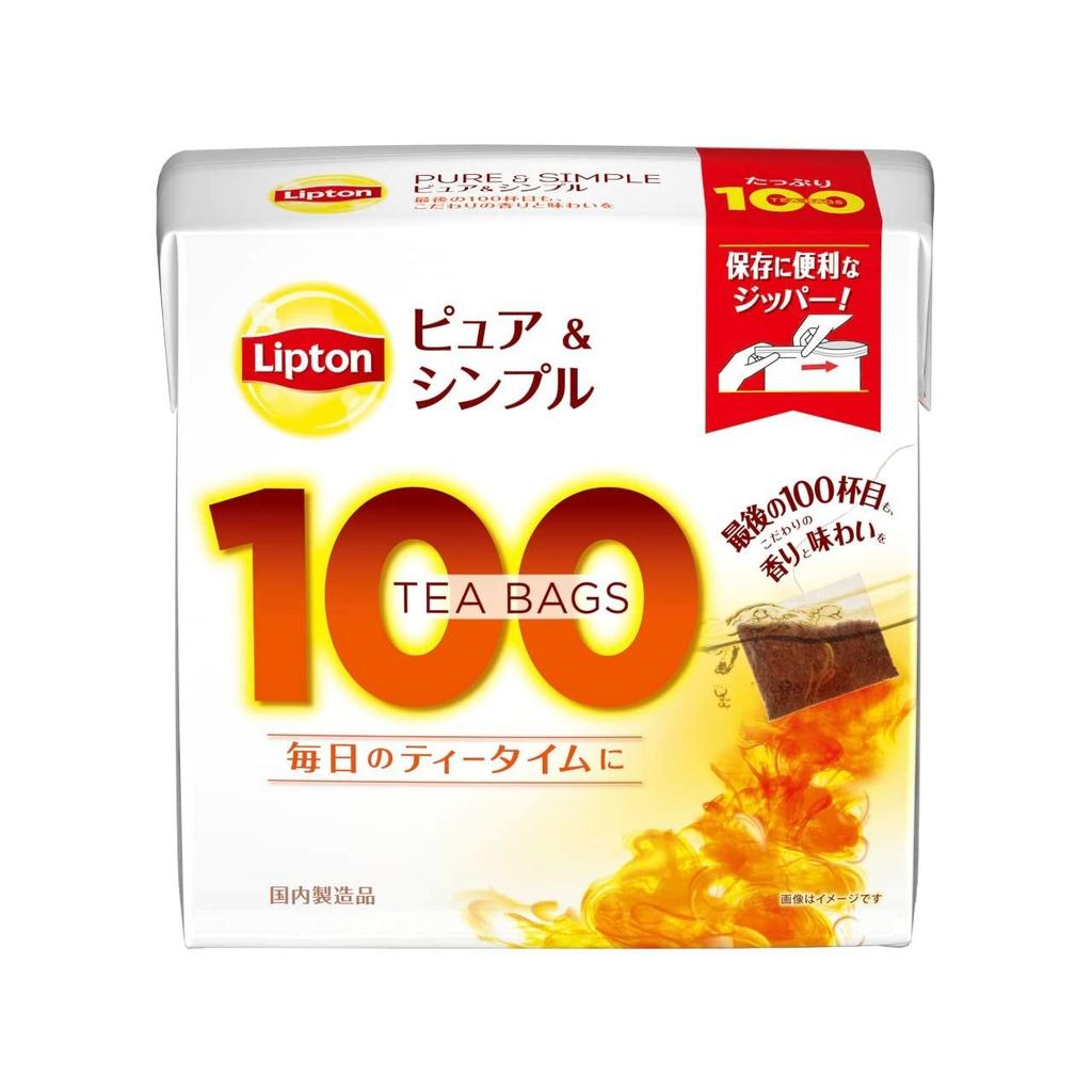 Lipton Black Tea Pure Simplicity Bags 100 3 Packs