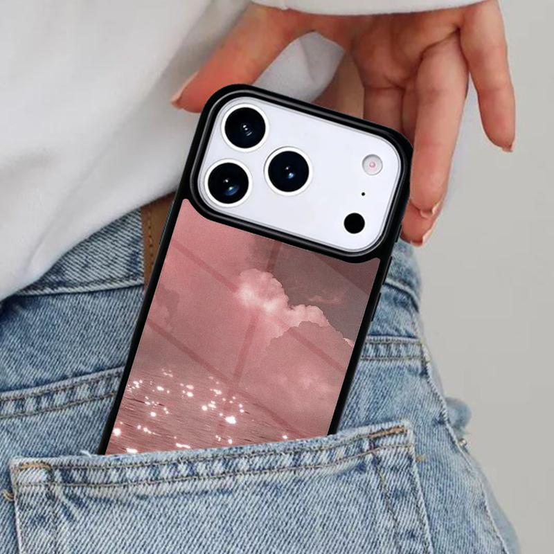 Розовый эстетичный чехол для телефона для iPhone 17 Pro Max 12 13 14 15 16e 17 Pro Max Plus Air Cover
