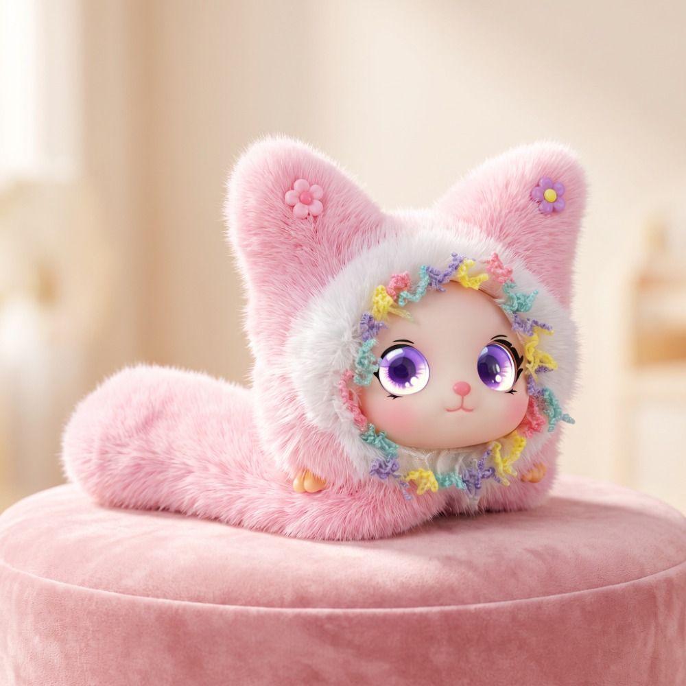 AI Continuous Dialogue AI Cat Plush Toy AI Companion Doll KeyChain Children's Companion Doll