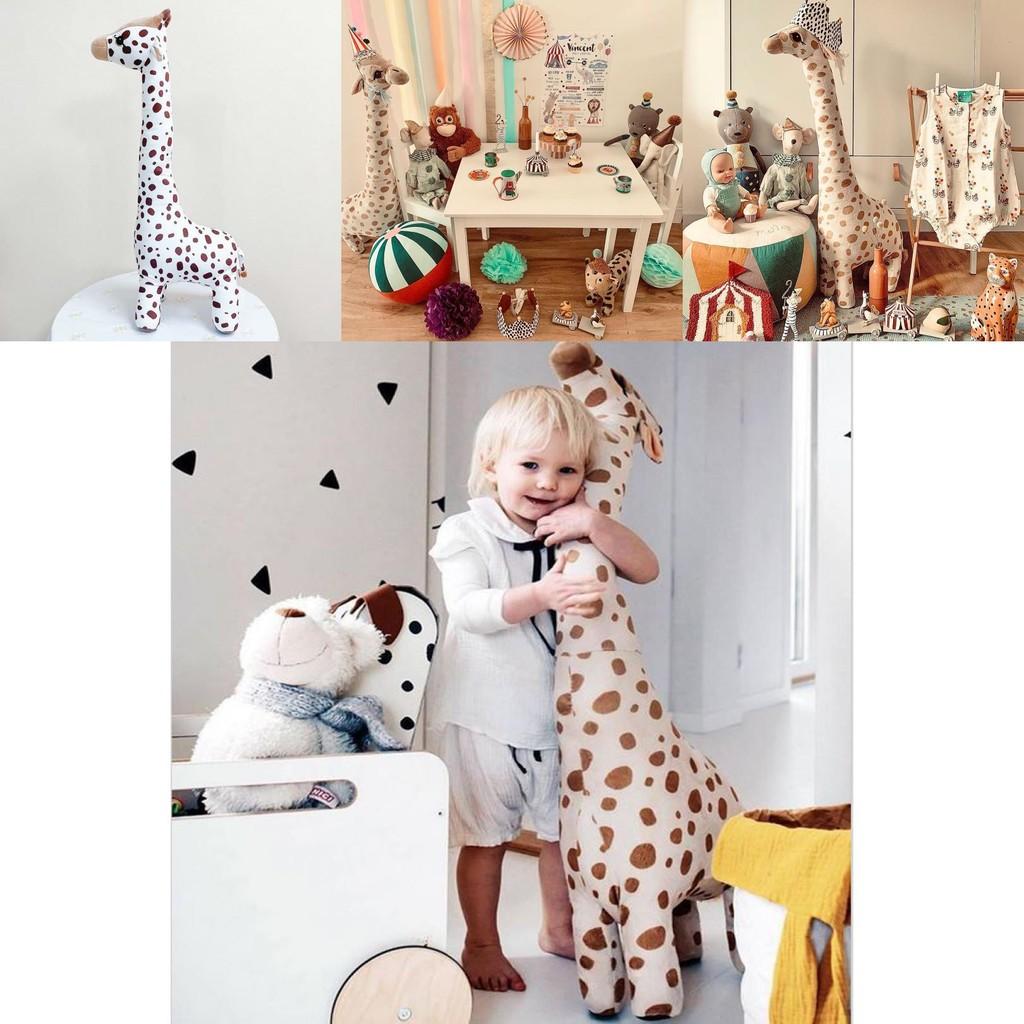 Очаровательная милая плюшевая игрушка-подушка Жираф для сна и объятий Удобный дизайн