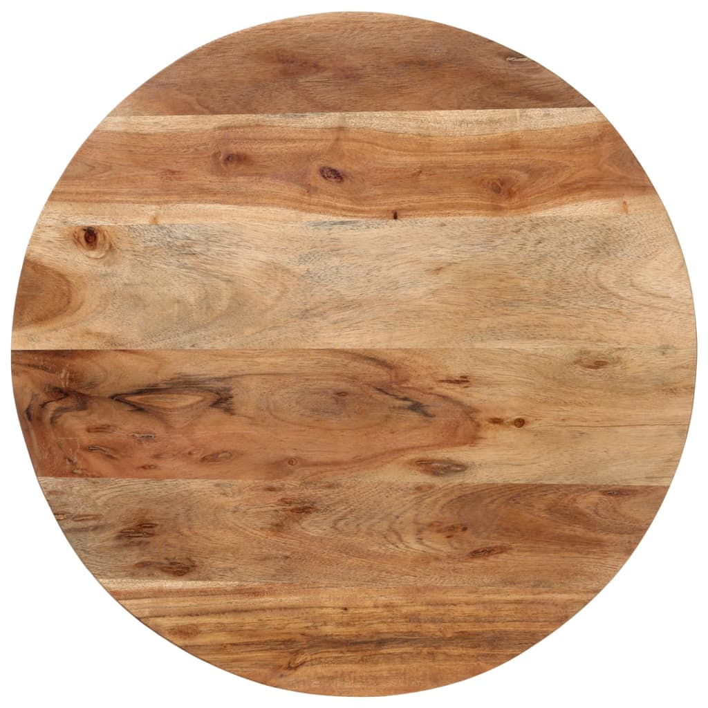 Coffee Table 55 x 55 x 45 cm Solid Acacia Wood and Iron