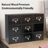 Desktop Storage Cabinet Organizer Space Saving Wood Bin Hallway Decorative Boxes NightStand Nursery