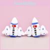 Small Astronaut Space Rocket Keychain Cute Girl Backpack Hanging Plush Doll