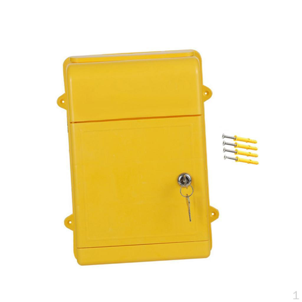 Современный настенный почтовый ящик с усовершенствованной функцией блокировки