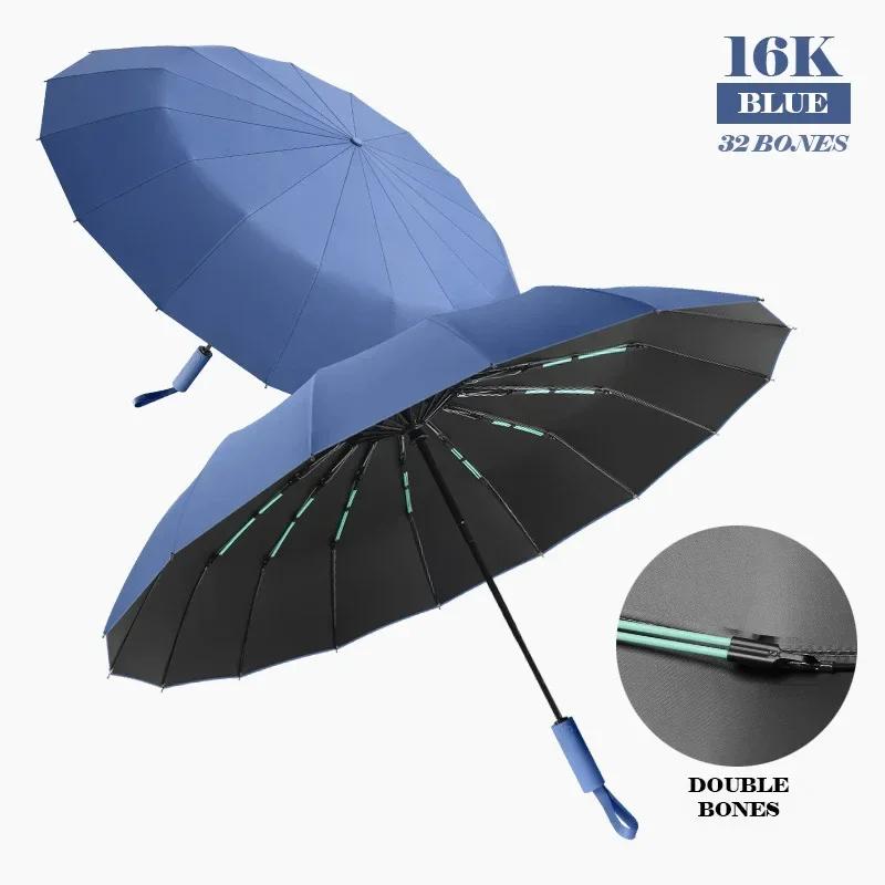 Reinforced 32-Bone Umbrella Durable Wind-resistant Umbrella Anti-UV Sunscreen Women's Umbrella Sunny Paraguas