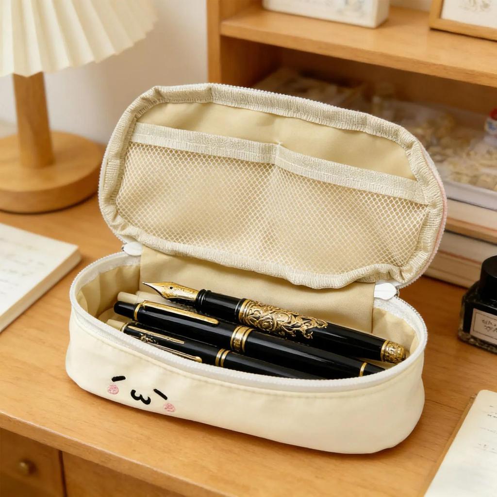 Soft, Shrimp-Shaped Pencil Case for Pencils and School Supplies