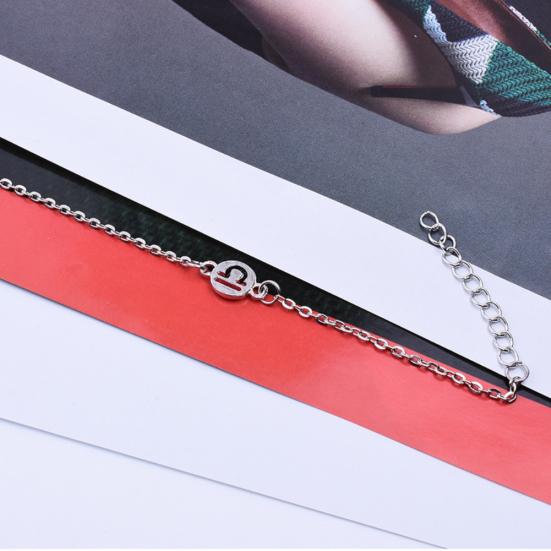 12 созвездий браслет женщин ювелирные манжеты знак зодиака специальный браслет