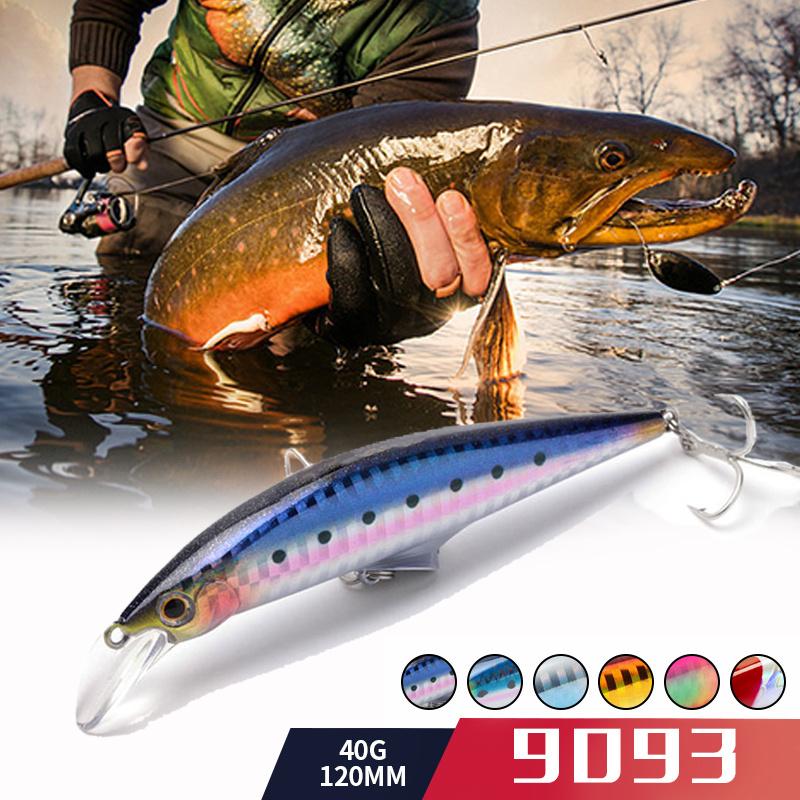 Minnow Sinking Fishing Lure Hard Plastic Trout Lure Artificial Bait Pesca Wobbler Fishing for Pike Bass Crankbait