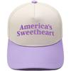 America's Sweetheart Truck Driver Hat Embroidery Color Matching Baseball Cap European and American Men's Casual