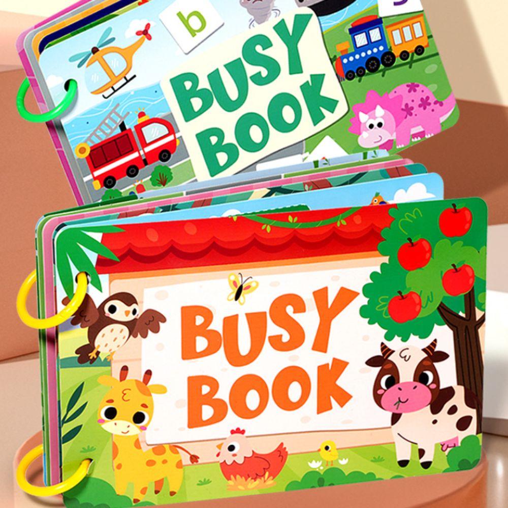 Многоразовое наклеивание Тихие наклейки Книга Бумага DIY Детская развивающая книга-игрушка Монтессори Тихая развивающая книга Дети