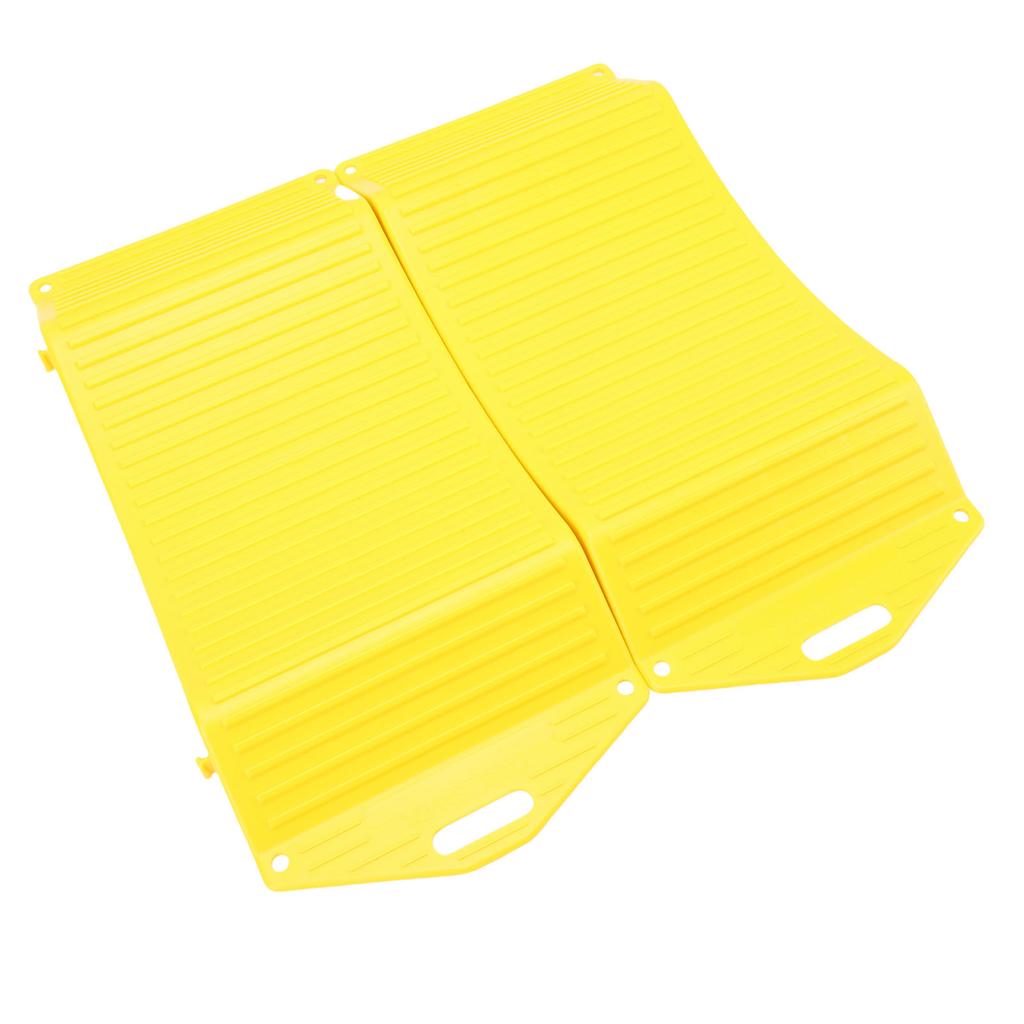 1 Pair Wheel Tire Saver Ramps Anti Slip Pad All Season Durability HDPE for Sports Cars SUVs Campers Trailers Trucks RVs