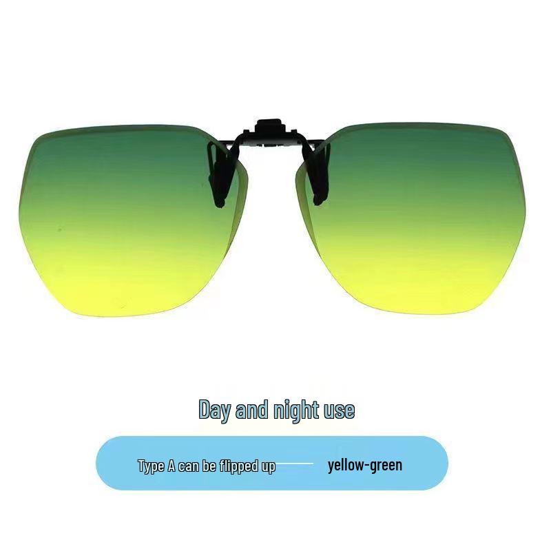 Модные поляризационные солнцезащитные очки-клипсы для мужчин и женщин: Идеально для рыбалки и вождения