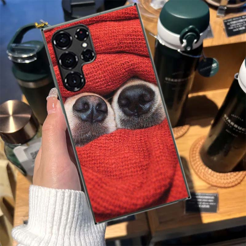 Show You its Cute Dog Nose Cases Phone Case for Samsung Galaxy S26 Ultra S25 Edge S24 S23 FE S21 Plus S20 S22 S10 Cover TPU Capa
