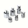6pcs Ratchet Wrench Socket Converter Sleeve Head Adapter 1/2 "  To 3/8"  To 1/4 "Stainless Steel To 1/4" To 1/2 "To 3/8"