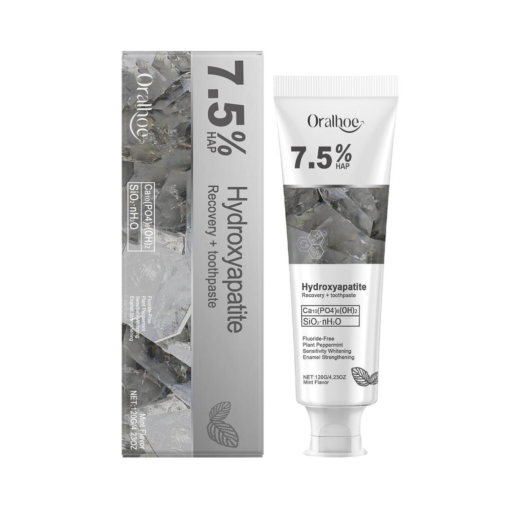 ORALHOE Whitening Toothpaste for Daily Gum Care, Gentle Stain Removal,100ml