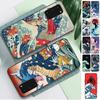 Японская Волна Аниме Дракон Чехол для Телефона Для Samsung S 9 10 20 21 22 23 30 23 24 Plus Lite Ultra FE S10lite Fundas