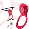 Couples Rose App Remote Control Wearable Vibrator, Couple Women Adult Sex Toys Games for Men, Hands Free Panty Clitoris Vibrator Vibrating Cock Ring