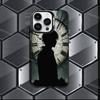Чехол для телефона L-Lord of M-Mysteries Для iPhone 17,16,Pro,Max,E 15,14,Plus,13,12,Mini,11,Pro Матовый Цветной Серебристый Роскошный Чехол ЧЕРНЫЙ