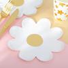 10pcs Small Flower Dinner Plate Kids Birthday Party Paper Cake Plate New Daisy Picnic Tableware
