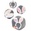 Women Headband Bunny Ear Design Non-slip Lovely Cartoon Headpiece Rabbit Ears Headband Hair Accessories