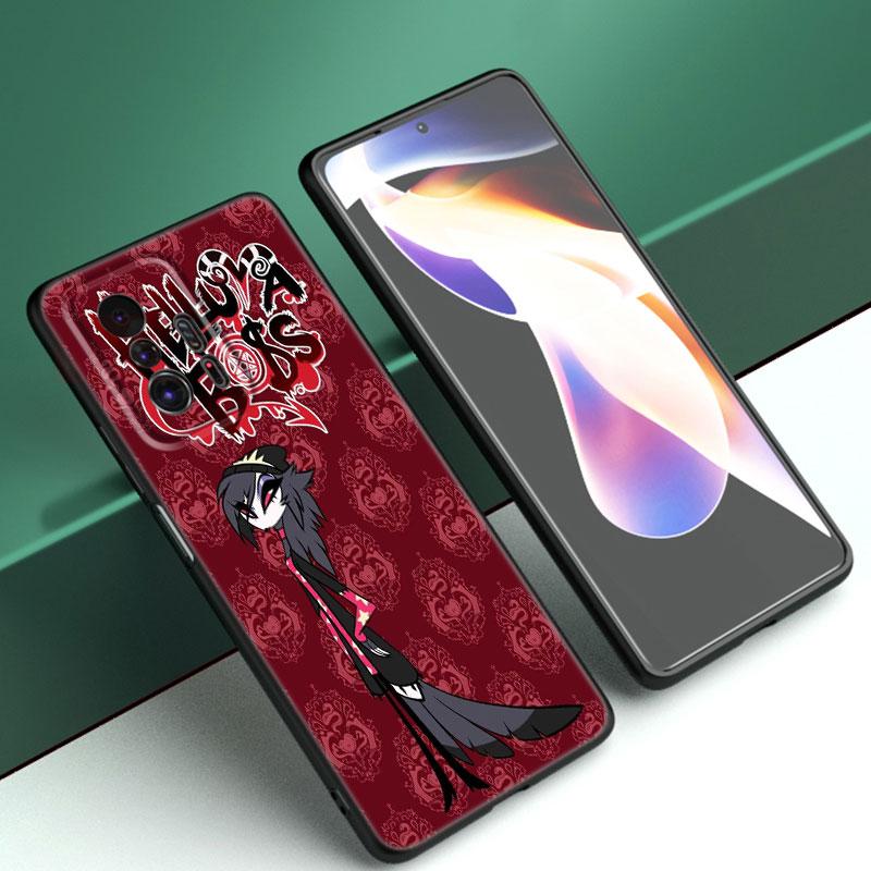 Аниме Helluva Boss Черный силиконовый чехол для телефона для Xiaomi Mi 9 SE 8 10 10T 11 12 13 Lite 9T 11T 12S 12T 13T 14 Pro 5G NE 11i 12X