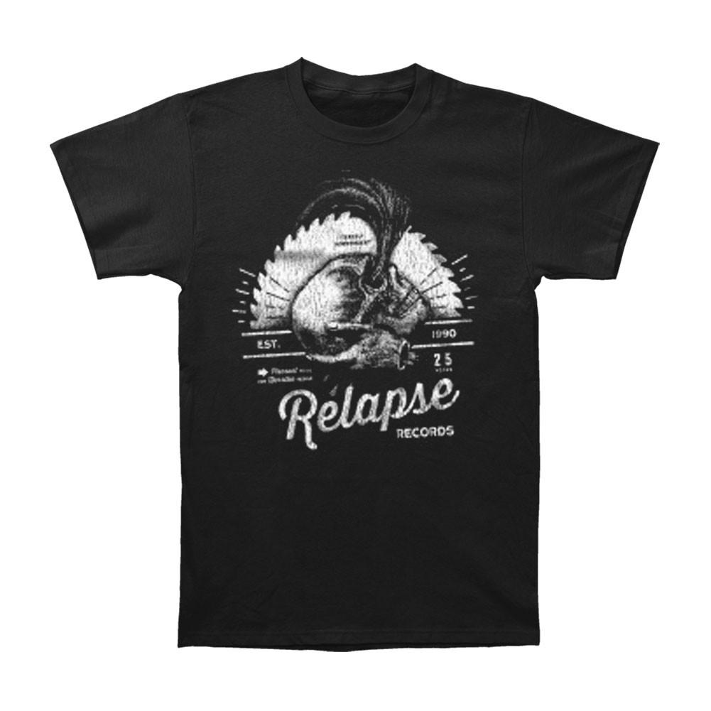 Men's Relapse Records Hand of Doom T-Shirt Mens Womens Tees Top Black