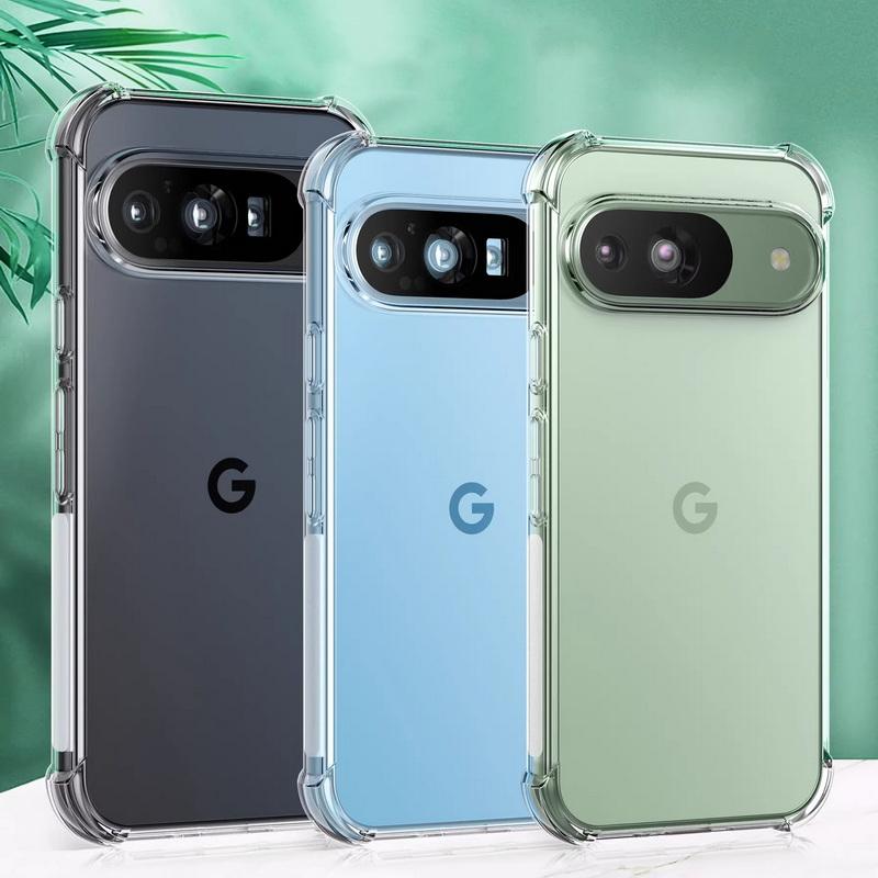 Прозрачный чехол для Google Pixel 6 7 8 9 Pro Xl 6a 7a 8a ударопрочный мягкий TPU тонкий чехол для телефона с защитой от падений
