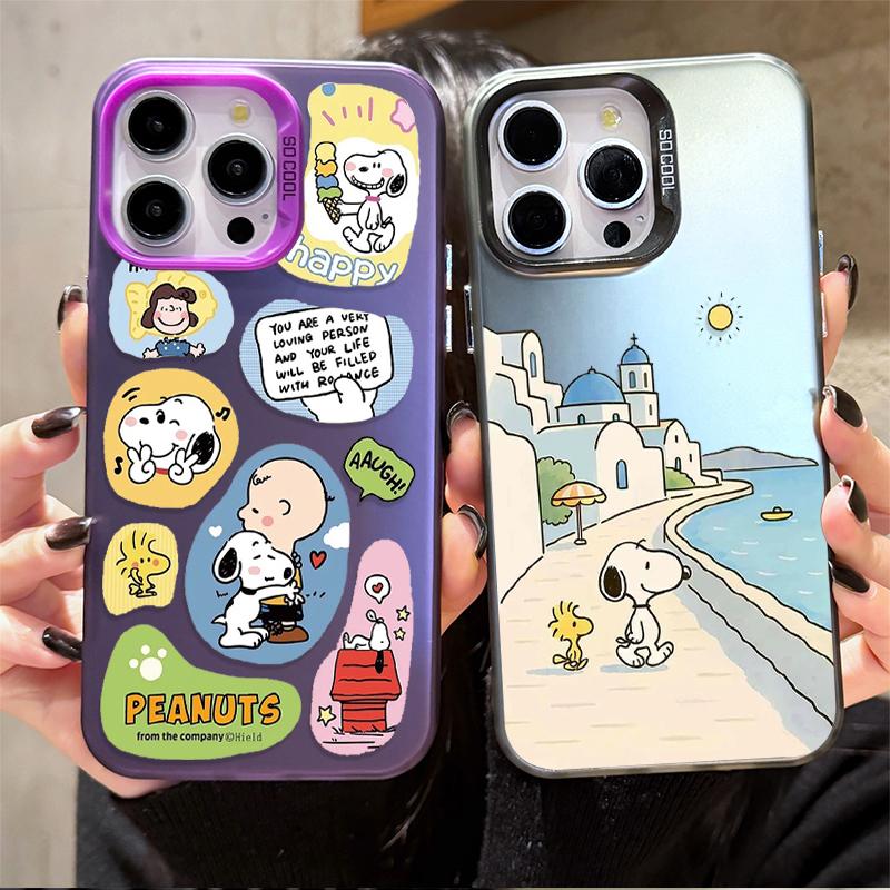 Cute S-Snoopy P-Peanuts Cartoon Case For Redmi Note 15 14 13 12 11 10 9 Pro Plus 4G 5G 14 4G Global 12S 11S 10S 4G 11S 5G 9S