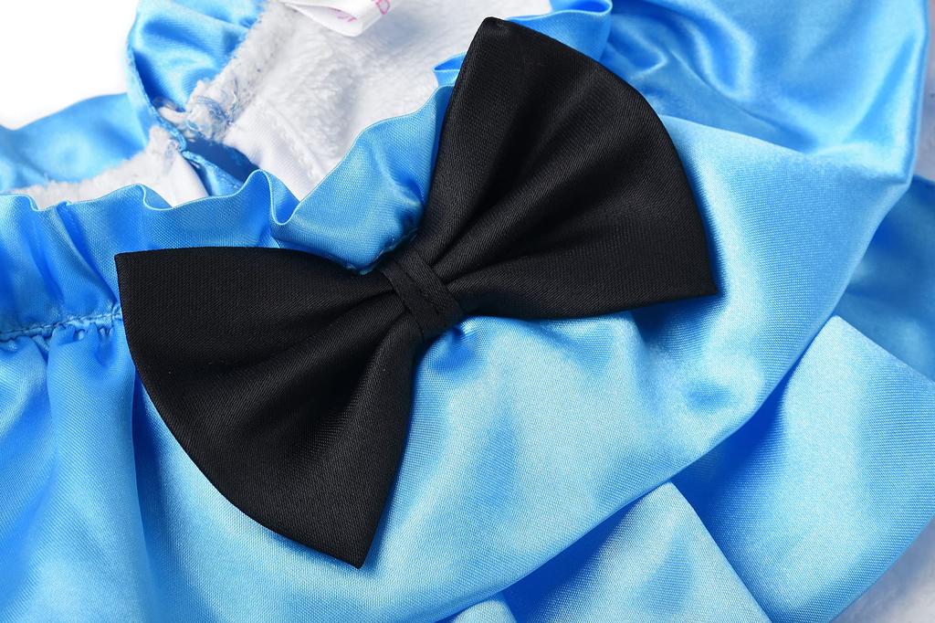 ReliBeauty Косплей-платье Белого Кролика для костюма на Хэллоуин для Watch Bunny Marshmallow Детское на день рождения Повязка на голову с кроличьими ушками Размер 120 Детское, Девочки, Кролик,