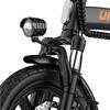Складной электрический велосипед Urlife F1L, мотор 250 Вт, колеса 14 дюймов, городской электровелосипед, 48 В 7,8 Ач, двойные дисковые тормоза, максимальная нагрузка 120 кг, ЖК-дисплей