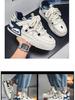 2024 Мужские модные белые кожаные кроссовки: Легкий, повседневный и спортивный стиль Гонконга