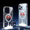 Магнитный чехол-рождественский носок для iPhone 15/16/17 Pro Max - Прозрачный защитный чехол с полным покрытием