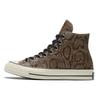 Chuck 70 High Snakeskin Unisex Sneakers Brown Egret Black 170103C