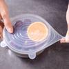 6Pcs Silicone Covers Adaptable Silicone Lids Universal Dish Stretch Keeping Fresh Airtight Cover Silicone Food Lids For Kitchen
