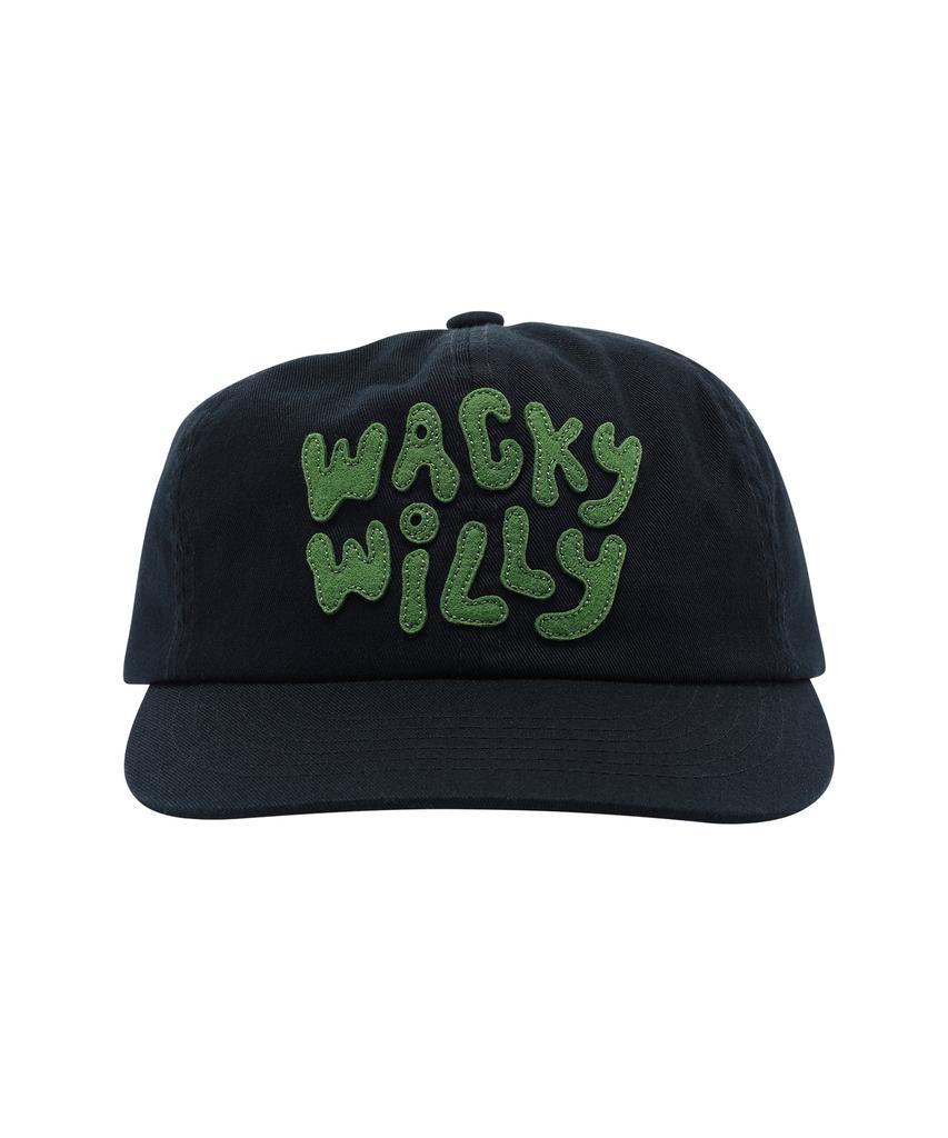 Кепка с полукруглой тульей и аппликацией логотипа WACKY WILLY (3 цвета)