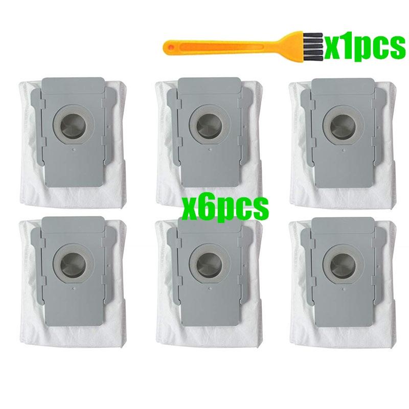 Hepa-фильтр+Боковая щетка+Щеточный валик+пылесборники Замена для iRobot Roomba i7 E5 E6 I Серии Робот-пылесос Запасные части