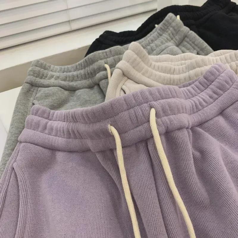 Спортивные брюки из бархата с высокой талией, размер плюс 200+ фунтов: Женские зимние теплые толстые повседневные леггинсы