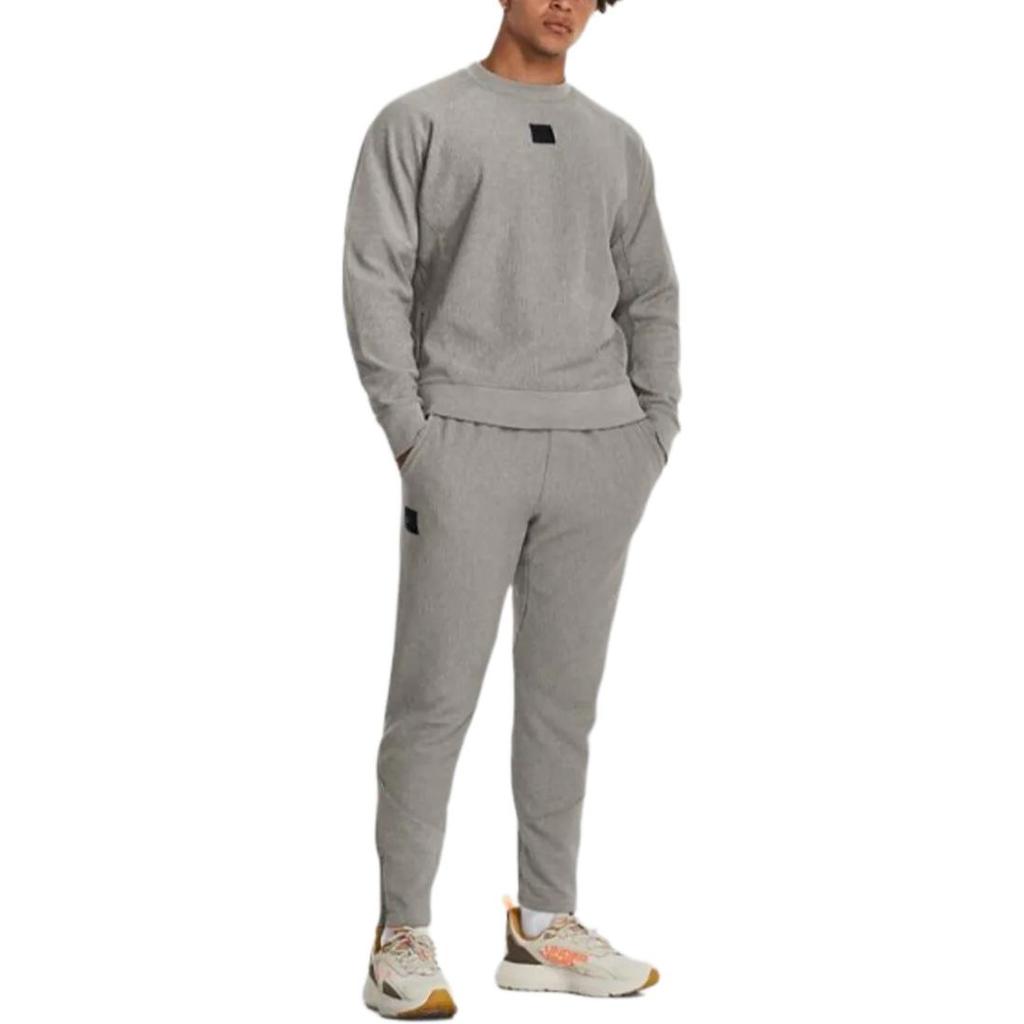 Under Armour Тренировочная толстовка Ottoman Solid Fleece с круглым вырезом, мужская толстовка серого цвета 1373877-294