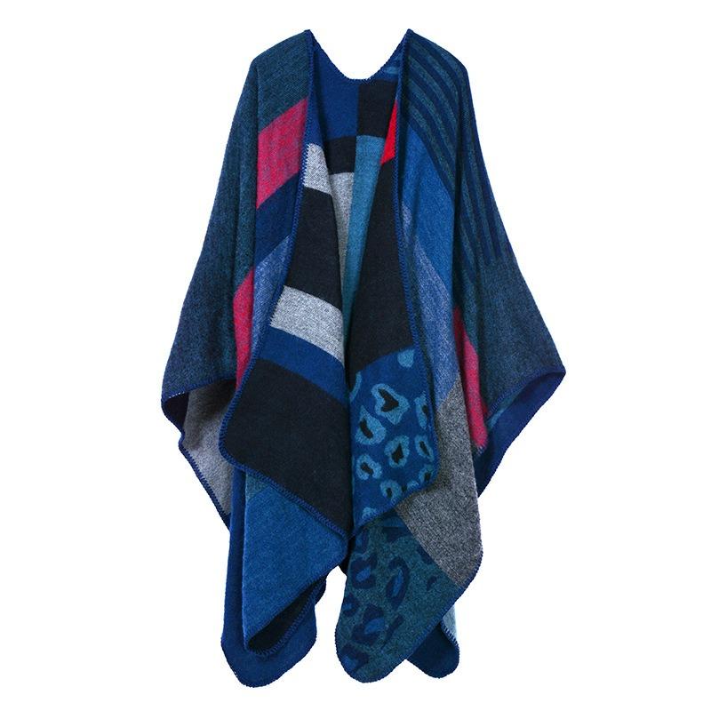 AEC Hand-sewn Edge Thickened and Lengthened Open Hot-selling Cape Air Conditioner Warm Decorative Shawl Scarf