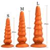 Жидкий силикон, большие анальные пробки в виде пагоды, фаллоимитаторы, мягкий анальный расширитель для пениса, стимулирующий анус и влагалище, секс-игрушки, анальная пробка для большого члена