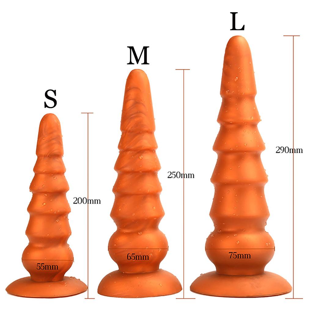 Жидкий силикон, большие анальные пробки в виде пагоды, фаллоимитаторы, мягкий анальный расширитель для пениса, стимулирующий анус и влагалище, секс-игрушки, анальная пробка для большого члена