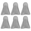 PATIKIL Neck Shade Sun Shade Hat Sunshade Hat Cooling Skull Pack of 6 Heat Stroke Prevention Outdoor Hiking Gray